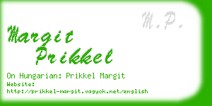 margit prikkel business card